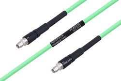 Temperature Conditioned SMA Male to SMA Male Low Loss Cable 200 cm Length Using PE-P300LL Coax