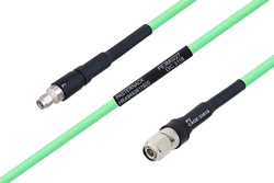 Temperature Conditioned SMA Male to TNC Male Low Loss Cable 72 Inch Length Using PE-P300LL Coax