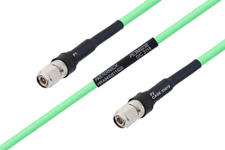 Temperature Conditioned TNC Male to TNC Male Low Loss Cable 100 cm Length Using PE-P300LL Coax