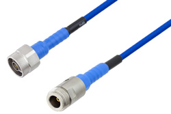 PE-TC195 Series Phase Stable Test Cable N Male to N Female to 18 GHz 48 Inch Length