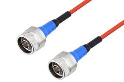 PE-TC151 Series Phase Stable Test Cable N Male to N Male to 18 GHz 24 Inch Length ,RoHS