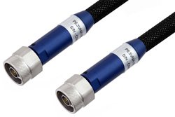 VNA Ruggedized Test Cable N Male to N Male 18GHz 36 Inch Length, RoHS