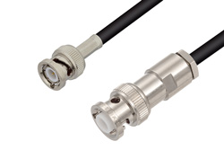 BNC Male to MHV Male Cable 48 Inch Length Using RG58 Coax