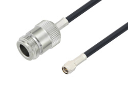 SMA Male to N Female Cable 100 cm Length Using LMR-195 Coax