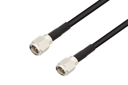 SMA Male to SMA Male Cable Using RG174 Coax