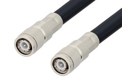 TNC Male to TNC Male Low Loss Cable Using LMR-400-DB Coax