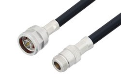 N Male to N Female Cable 36 Inch Length Using LMR-400 Coax