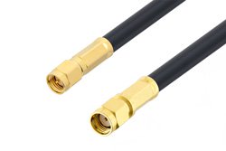 SMA Male to Reverse Polarity SMA Male Cable 50 cm Length Using LMR-240 Coax