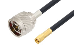 SMA Male to N Male Cable 100 CM Length Using LMR-240-UF Coax