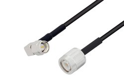 SMA Male Right Angle to TNC Male Cable 200 cm Length Using LMR-100 Coax