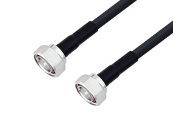 7/16 DIN Male to 7/16 DIN Male Low Loss Cable 36 Inch Length Using LMR-400 Coax