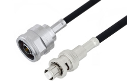 N Male to SHV Plug Cable 100 cm Length Using RG223 Coax