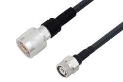 TNC Male to N Male Low Loss Cable Using LMR-240 Coax