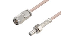 SMA Male to SMB Jack Cable 100 cm Length Using RG316-DS Coax