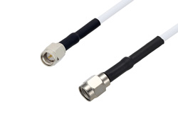 SMA Male to Reverse Polarity SMA Male Cable 60 Inch Length Using RG188-DS Coax with HeatShrink