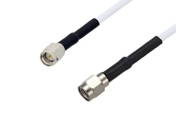 SMA Male to Reverse Polarity SMA Male Cable Using RG188-DS Coax with HeatShrink
