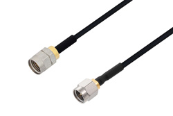 1.85mm Male to 2.92mm Male Cable 18 Inch Using PE-SR405FLJ Coax