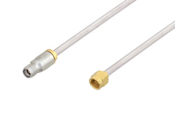 3.5mm Female to 2.92mm Male Cable Using PE-SR402AL Coax