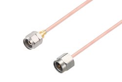 2.4mm Male to SMA Male Cable 100 cm Using RG405 Coax
