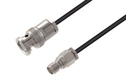 BNC Male to SMA Female Cable 150 CM Length Using RG174 Coax