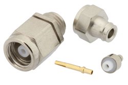 SMC Plug Connector Clamp/Solder Attachment For RG178, RG196
