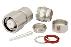 LC Male Connector Clamp/Solder Attachment for RG218, RG219, RG17