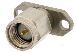 SMA Male Connector Field Replaceable Attachment 2 Hole Flange 0.020 inch Pin