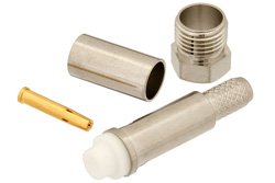 FME Jack Connector Crimp/Solder Attachment For RG55, RG142, RG223, RG400