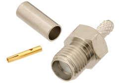 RT SMA Female Connector Crimp/Solder Attachment For RG174, RG316, RG188