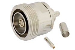 7/16 DIN Female Connector Crimp/Solder Attachment For RG58