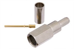 FME Plug Connector Crimp/Solder Attachment For RG55, RG142, RG223, RG400