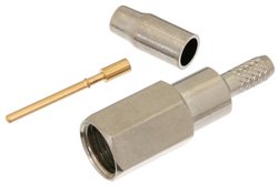 FME Plug Connector Crimp/Solder Attachment For RG174, RG316, RG188