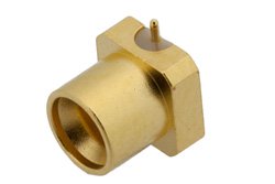 Mini SMP Male Full Detent Connector Solder Attachment Surface Mount PCB