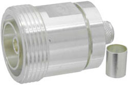 7/16 DIN Female Connector Crimp/Solder Attachment For PE-C600, LMR-600