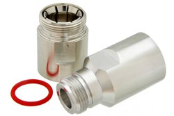 N Female Connector Clamp/Solder Attachment For 1/2 inch Annular