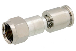 75 Ohm F Male Connector Compression Attachment for PE-B159, Belden 1855A, Mini 59