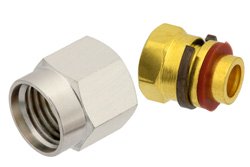 SMA Male Connector Solder Attachment for PE-SR402AL, PE-SR402FL, PE-SR402FLJ, PE-SR402TN, RG402