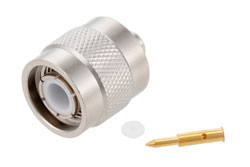 TNC Male Connector Solder Attachment for PE-SR402AL, PE-SR402FL, PE-SR402FLJ, PE-SR402TN, RG402