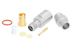 SMA Female Precision Connector Clamp/Solder Attachment for PE-P142LL