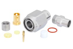 TNC Male Precision Connector Clamp/Solder Attachment for PE-P142LL