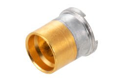 SMP公头光孔式连接器，焊接附件，表面贴装PCB，预镀锡触点