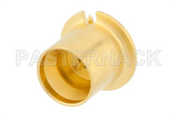Mini SMP直角型公头全擒纵式连接器，焊接附件，表面贴装PCB