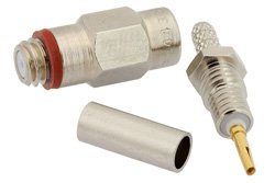 10-32 Female Connector Crimp/Solder Attachment for RG188-DS, RG316-DS