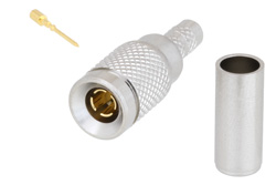 75 Ohm 1.0/2.3 Plug Push-On Connector Crimp/Crimp Attachment for BELDEN 735A1