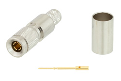 75 Ohm 1.0/2.3 Plug Push-On Connector Crimp/Crimp Attachment for RG59B/U