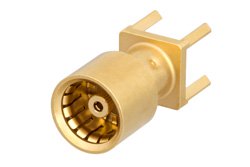 BMA滑入式插孔连接器，焊接附件，通孔PCB