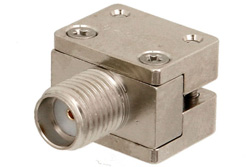 SMA Female Connector Solder/Solder (Captive Contact) Attachment 1/16 inch Stripline PCB