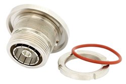7/16 DIN Female Bulkhead Mount Connector Solder Attachment Solder Cup Terminal