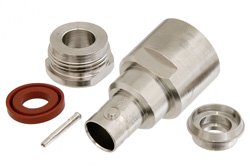 75 Ohm BNC Female Connector Clamp/Solder Attachment for RG6