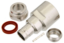 75 Ohm BNC Female Connector Clamp/Solder Attachment for RG11, RG144, RG216